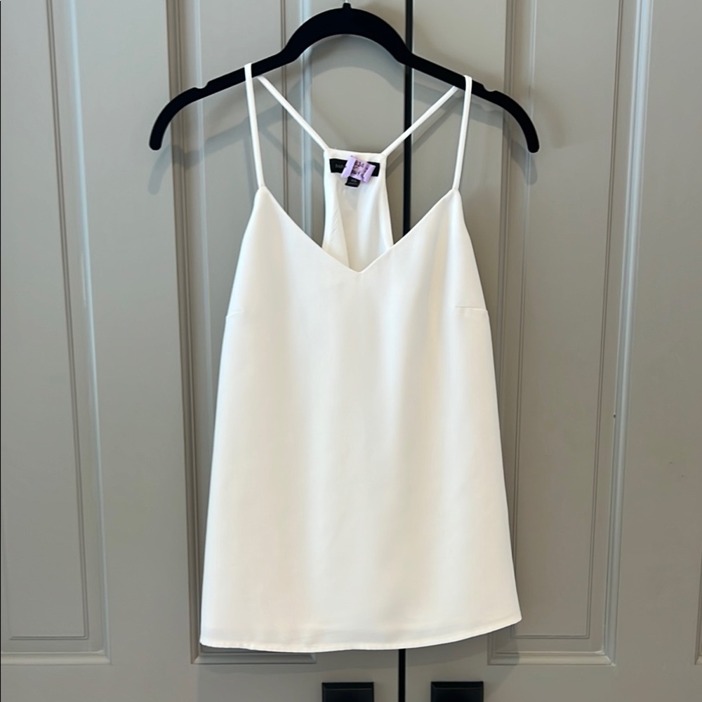 Banana Republic white tank size XS